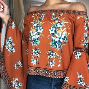 Floral Off-the-Shoulder Top